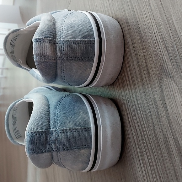 No Boundaries memory foam slip on shoes 9 1/2 blue white black trim - Picture 4 of 12